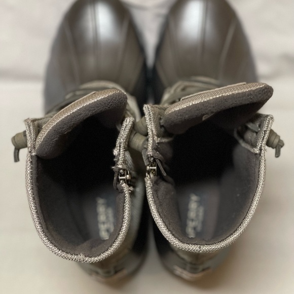 Sperry Metallic Silver Duck Boot - Picture 4 of 6